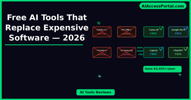Free AI Tools That Replace Expensive Software — Full Guide 2026