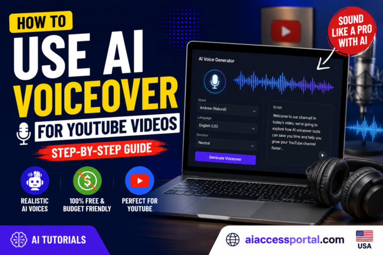 How to Use AI Voiceover for YouTube Videos (Complete Beginner’s Guide)