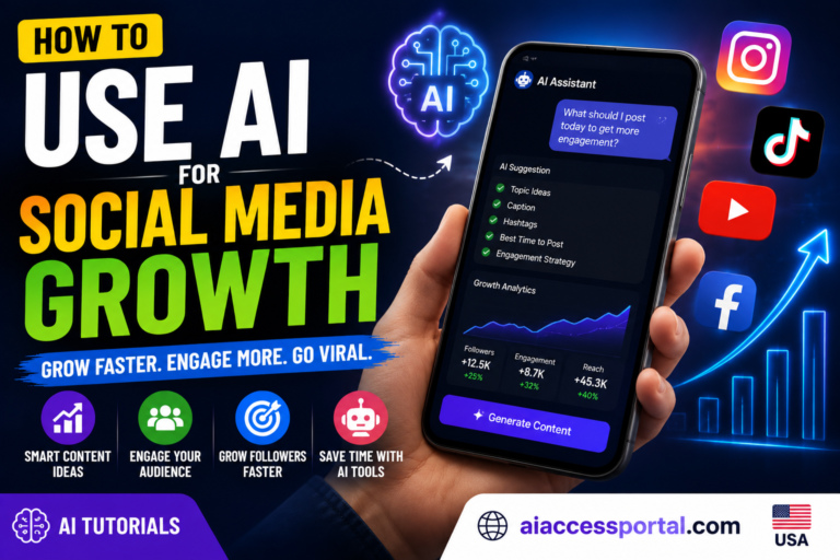 How to Use AI for Social Media Growth (Complete Beginner’s Guide)