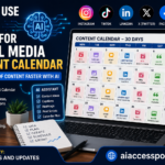 how to use ai for social media content calendar