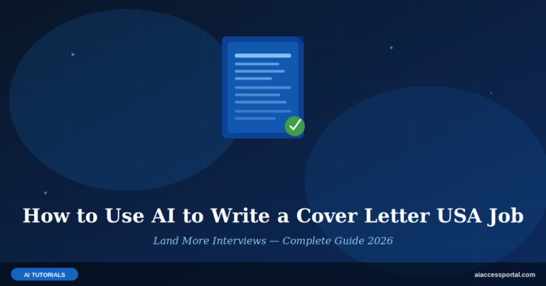 How to Use AI to Write a Cover Letter for USA Jobs 2026 — Land More Interviews