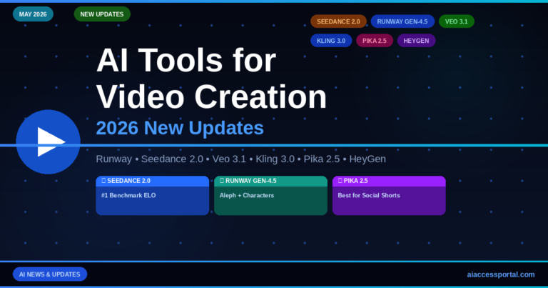 Best AI Tools for Video Creation — New Updates 2026