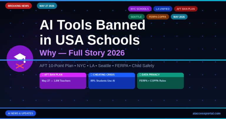 Why AI Tools Are Banned in USA Schools — Full Story 2026