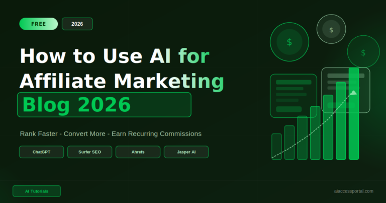 How to Use AI for Affiliate Marketing Blog 2026