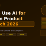 how to use ai for amazon product research