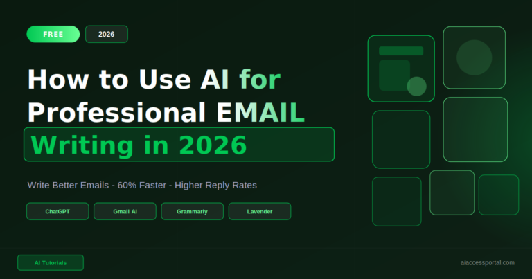 How to Use AI for Professional Email Writing 2026