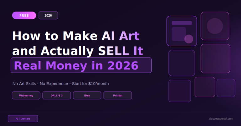 How to Make AI Generated Art and Sell It for Real Money 2026