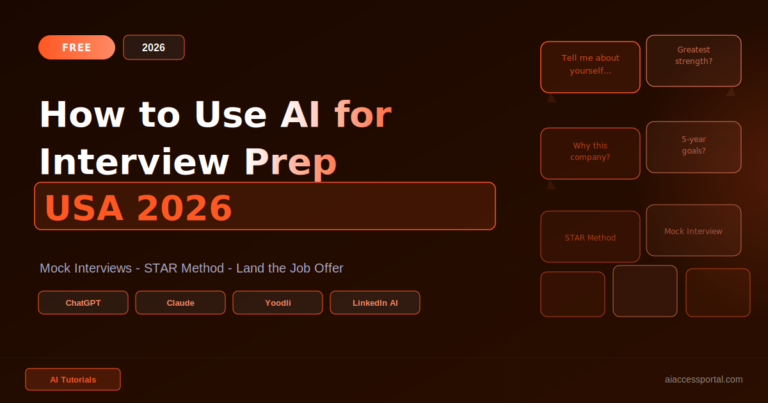 How to Use AI for Interview Preparation USA 2026