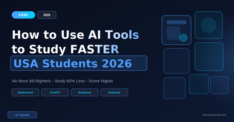 How to Use AI Tools to Study Faster: The Ultimate USA Student Guide 2026