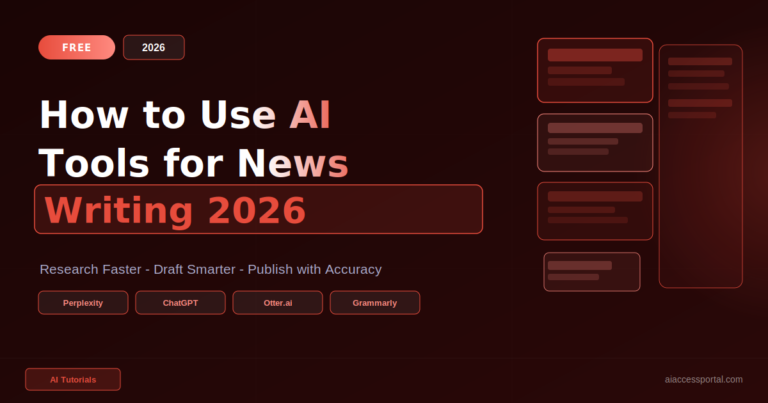 How to Use AI Tools for News Writing 2026
