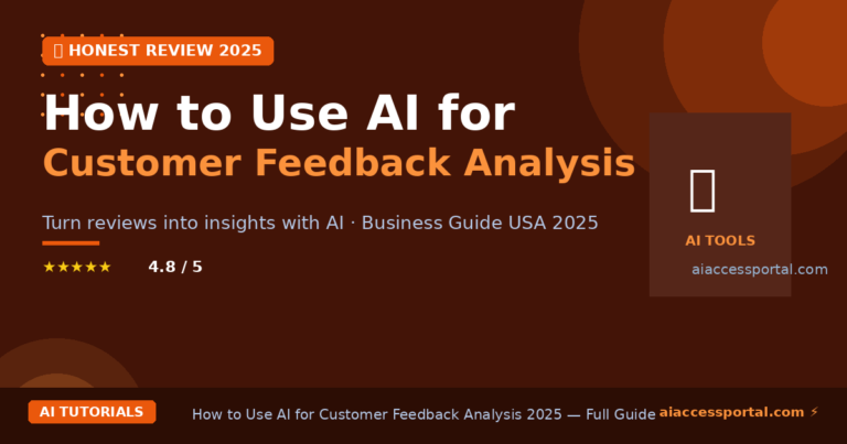 How to Use AI for Customer Feedback Analysis in 2025 — Turn Reviews Into Revenue