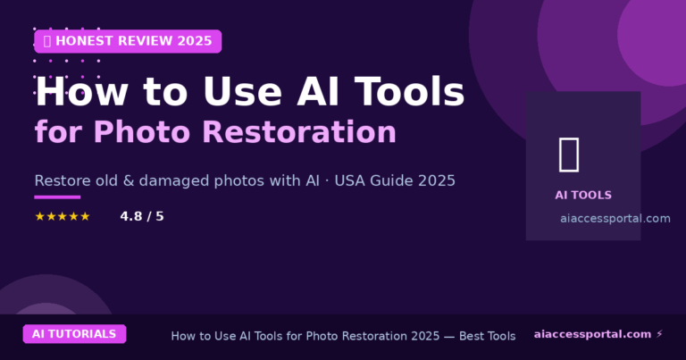 How to Use AI Tools for Photo Restoration in 2026 — Restore Old & Damaged Photos
