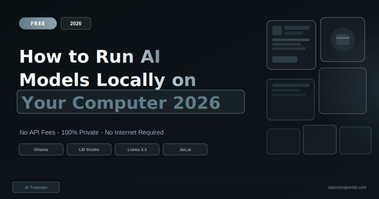 How to Run AI Models Locally on Your Computer 2026