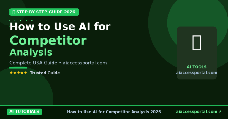 how to use ai for competitor analysis