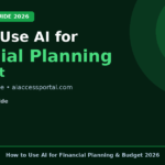 how to use ai for financial planning budget