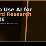 how to use ai for keyword research seo
