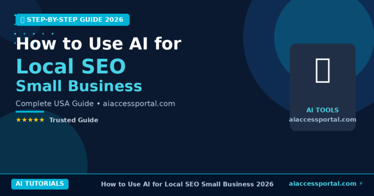 How to Use AI for Local SEO Small Business 2026