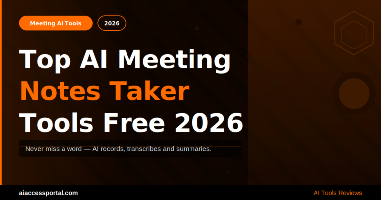 Top AI Meeting Notes Taker Tools Free 2026