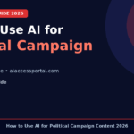 how to use ai for political campaign content