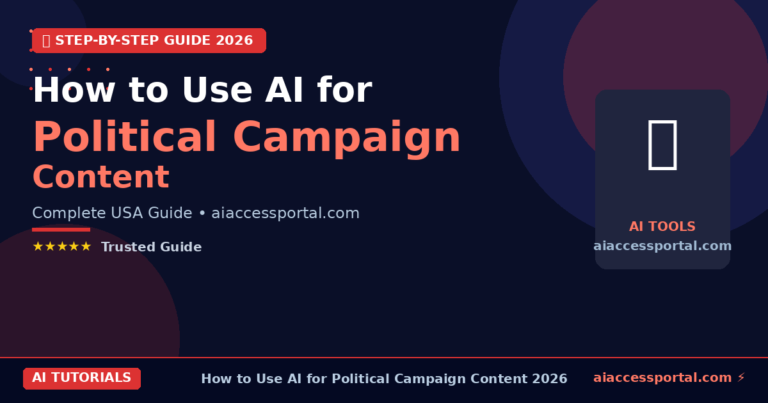 How to Use AI for Political Campaign Content 2026
