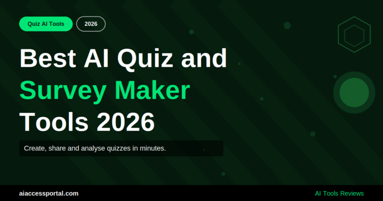 Best AI Quiz and Survey Maker Tools 2026