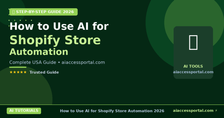 How to Use AI for Shopify Store Automation 2026