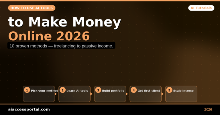 How to Use AI Tools to Make Money Online 2026