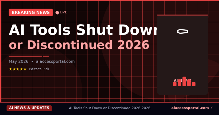 Best AI Tools Shut Down or Discontinued in 2026 — Full List