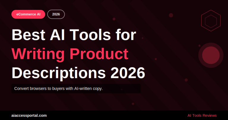 Best AI Tools for Writing Product Descriptions 2026