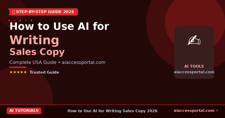 How to Use AI for Writing Sales Copy 2026