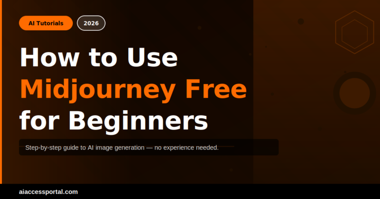 How to Use Midjourney Free for Beginners 2026