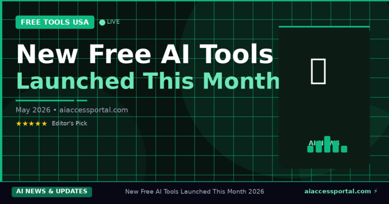New Free AI Tools Launched This Month USA — May 2026