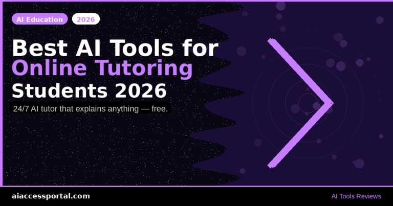 Best AI Tools for Online Tutoring Students 2026