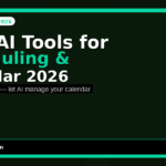 best ai tools for scheduling and calendar