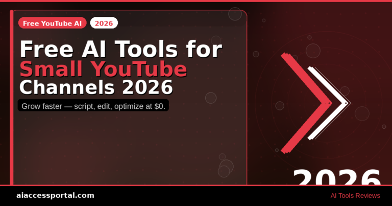 Free AI Tools for Small YouTube Channels 2026